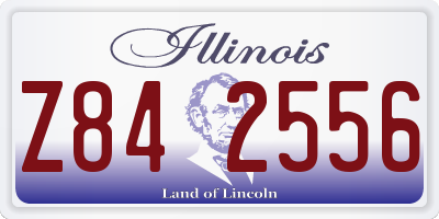 IL license plate Z842556