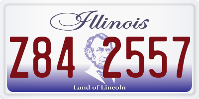 IL license plate Z842557