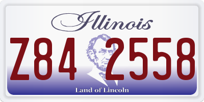 IL license plate Z842558