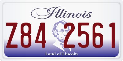 IL license plate Z842561