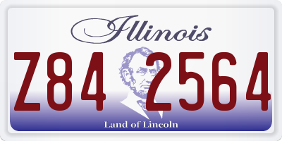 IL license plate Z842564