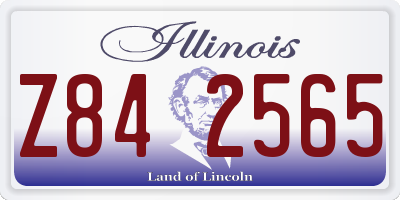 IL license plate Z842565