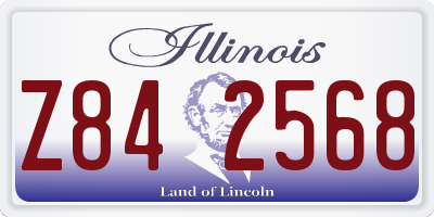 IL license plate Z842568