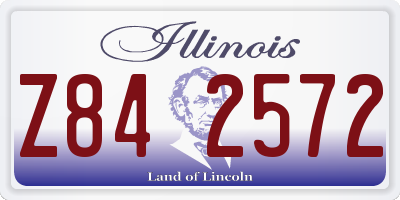 IL license plate Z842572