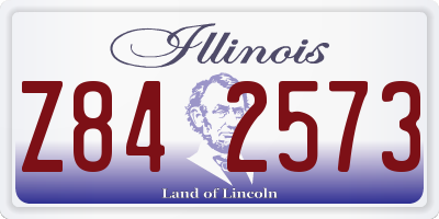 IL license plate Z842573