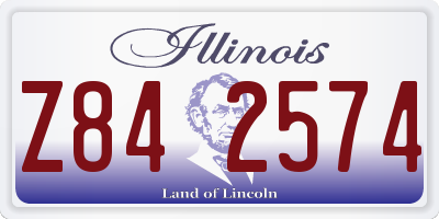 IL license plate Z842574