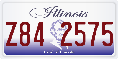 IL license plate Z842575