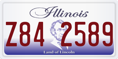 IL license plate Z842589