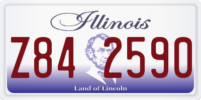 IL license plate Z842590