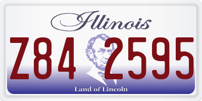 IL license plate Z842595