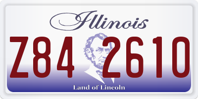 IL license plate Z842610