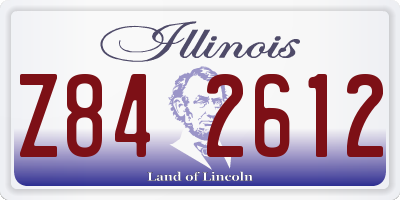 IL license plate Z842612