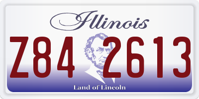 IL license plate Z842613