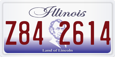 IL license plate Z842614