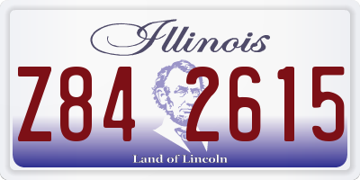 IL license plate Z842615