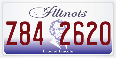 IL license plate Z842620