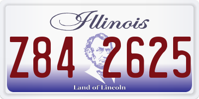IL license plate Z842625