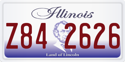 IL license plate Z842626