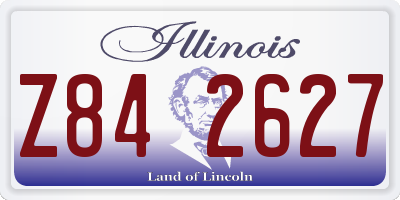 IL license plate Z842627