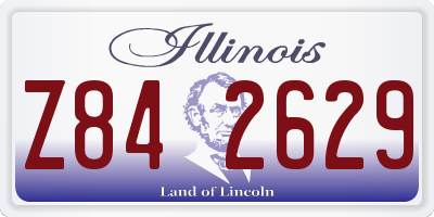 IL license plate Z842629