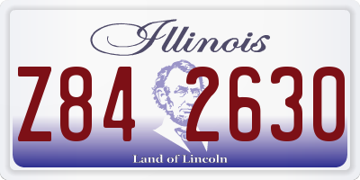 IL license plate Z842630