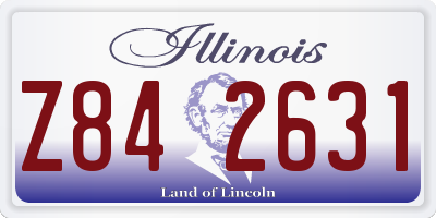 IL license plate Z842631