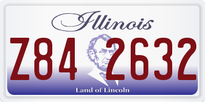 IL license plate Z842632