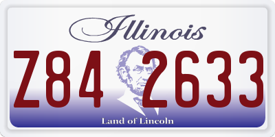 IL license plate Z842633