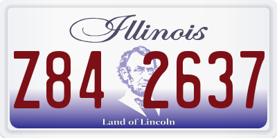 IL license plate Z842637