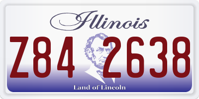 IL license plate Z842638
