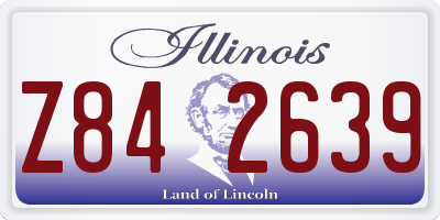 IL license plate Z842639