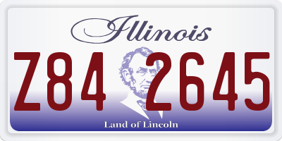 IL license plate Z842645