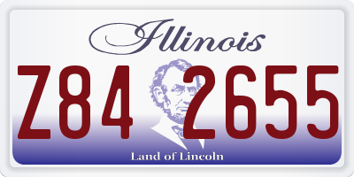 IL license plate Z842655