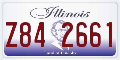 IL license plate Z842661
