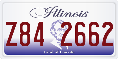 IL license plate Z842662