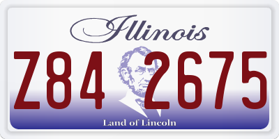 IL license plate Z842675