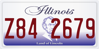IL license plate Z842679