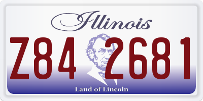IL license plate Z842681