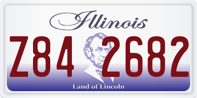 IL license plate Z842682