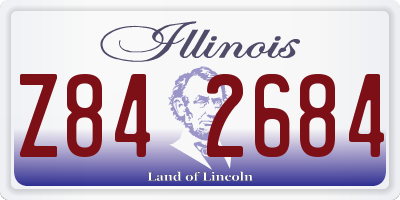 IL license plate Z842684