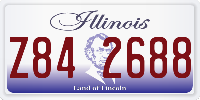 IL license plate Z842688