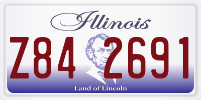 IL license plate Z842691