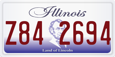 IL license plate Z842694