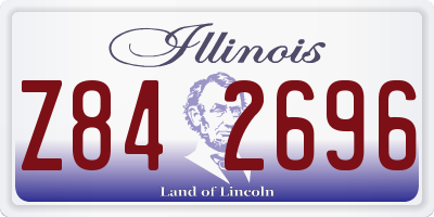 IL license plate Z842696