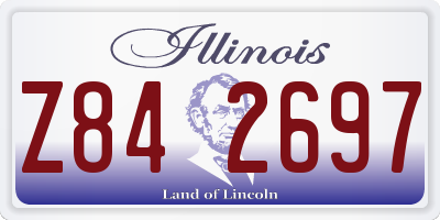 IL license plate Z842697