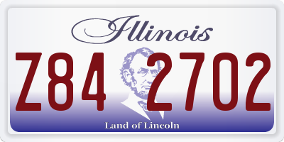 IL license plate Z842702