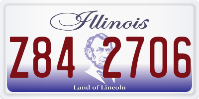 IL license plate Z842706
