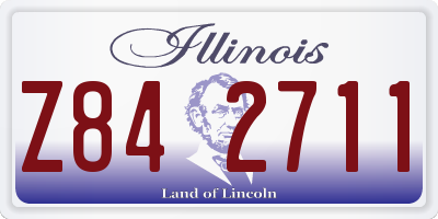 IL license plate Z842711