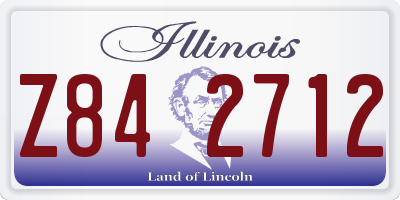 IL license plate Z842712