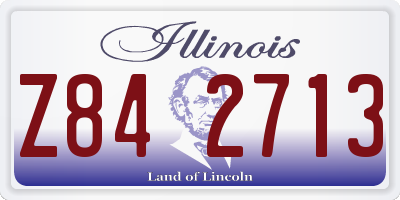 IL license plate Z842713